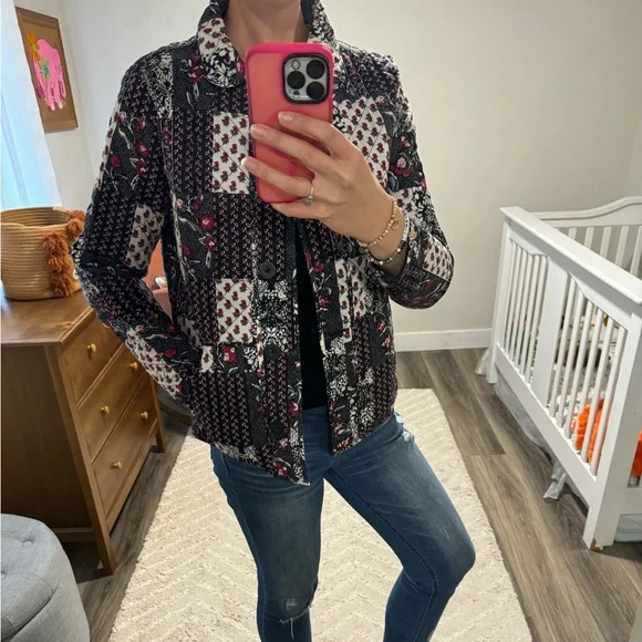 NWOT Vera Bradley Perennials Patchwork Quilted Jacket size Small - Picture 17 of 17